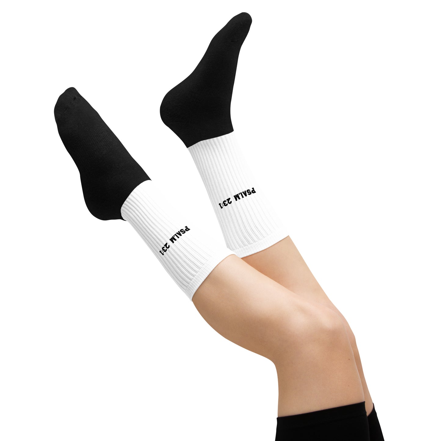 Psalm 23:1 Foot Socks L