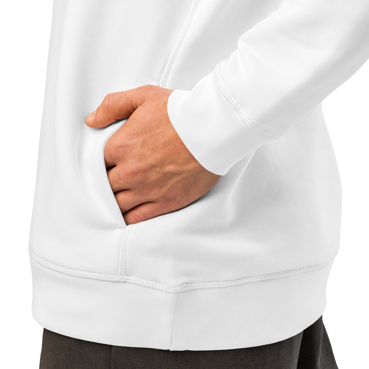 Stronger Than The Storm Unisex Organic Side Pocket Hoodie