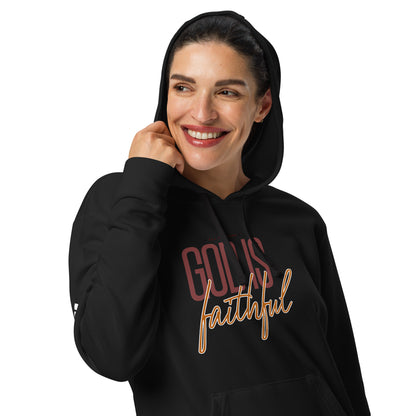 All The Time God Is Faithful adidas fleece hoodie