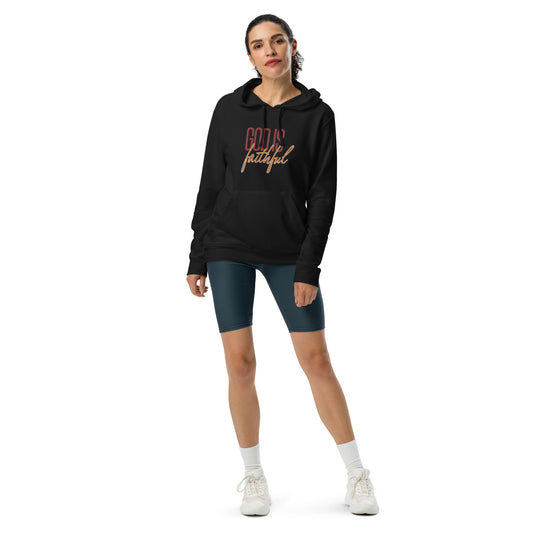 All The Time God Is Faithful adidas fleece hoodie