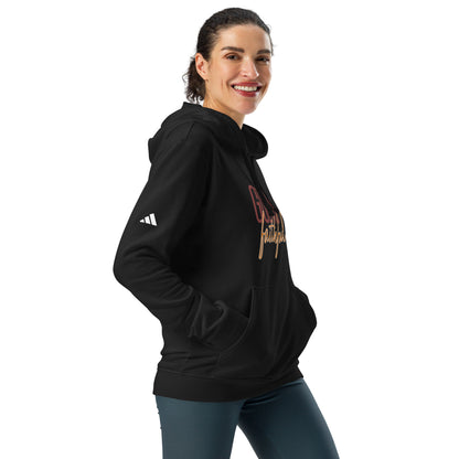 All The Time God Is Faithful adidas fleece hoodie