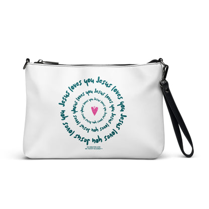 Jesus Loves You Crossbody bag Black
