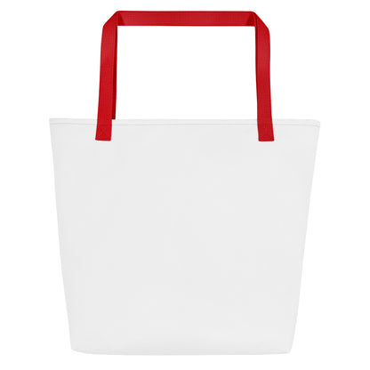 Look Back And Thank God All-Over Print Large Tote Bag