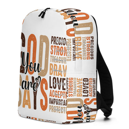 "God Says You Are" Minimalist Backpack