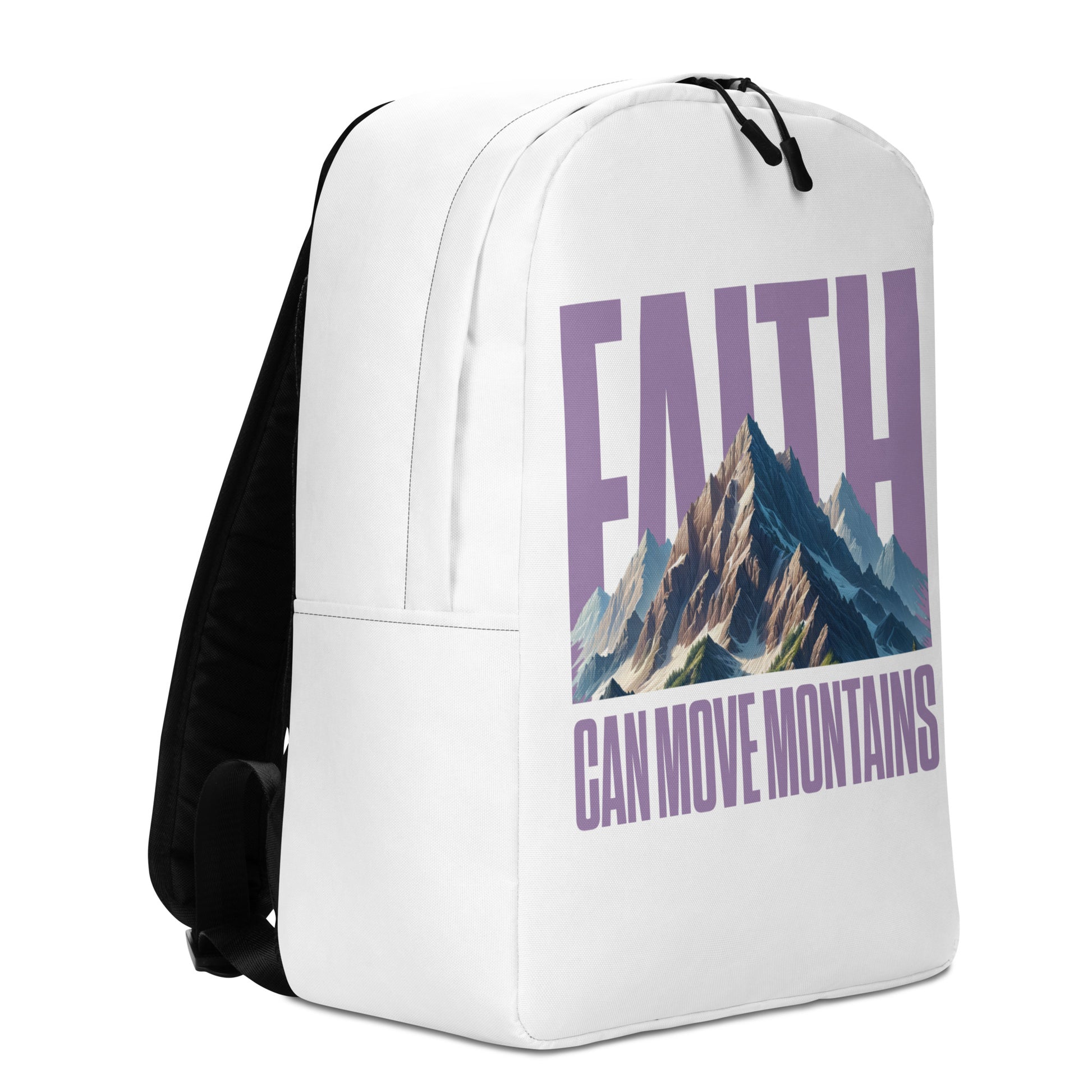 Faith Can Move Montains Minimalist Backpack