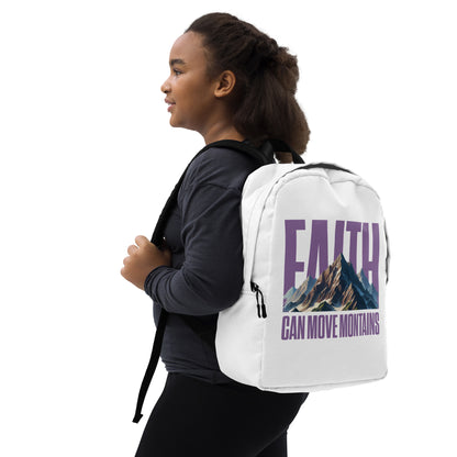 Faith Can Move Montains Minimalist Backpack