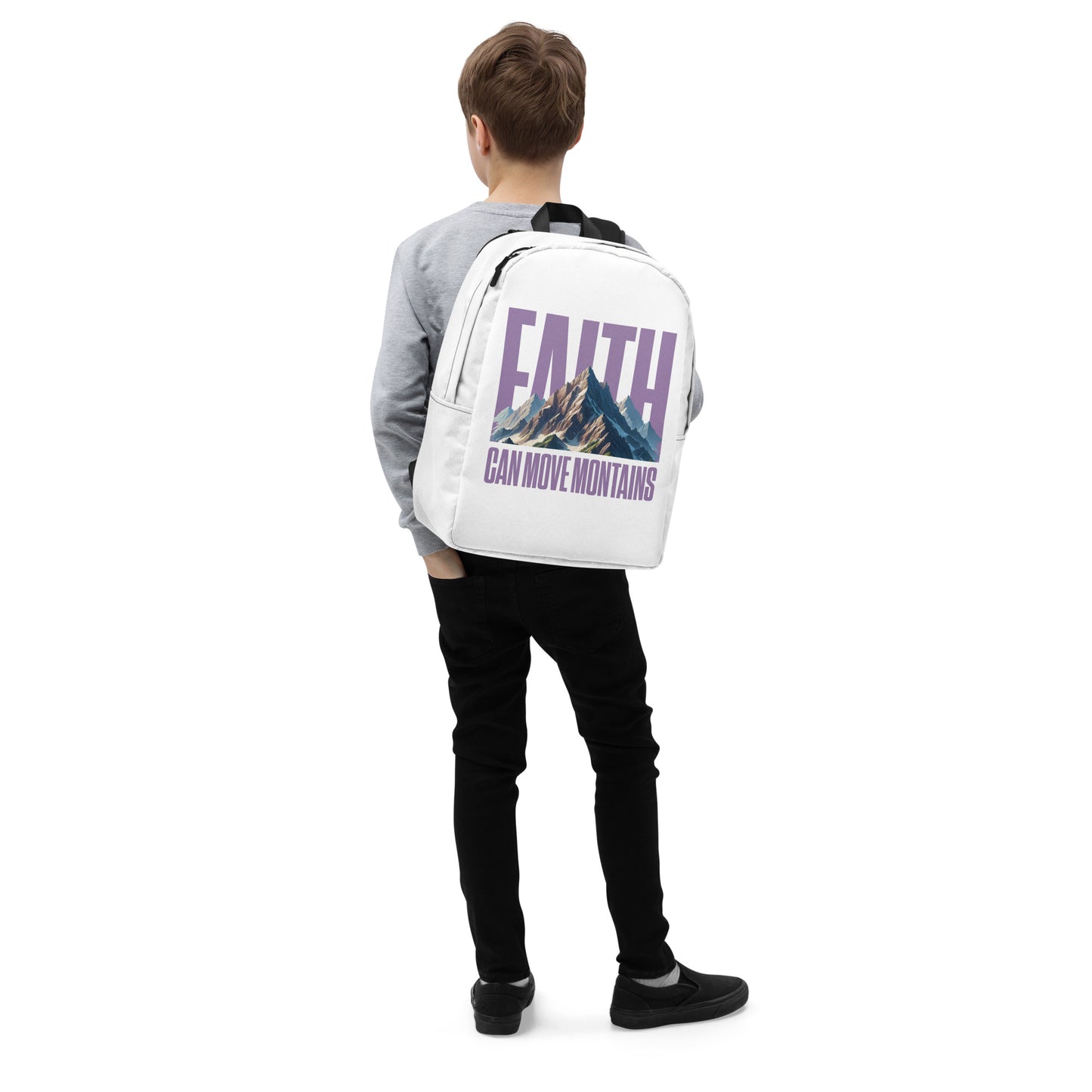 Faith Can Move Montains Minimalist Backpack