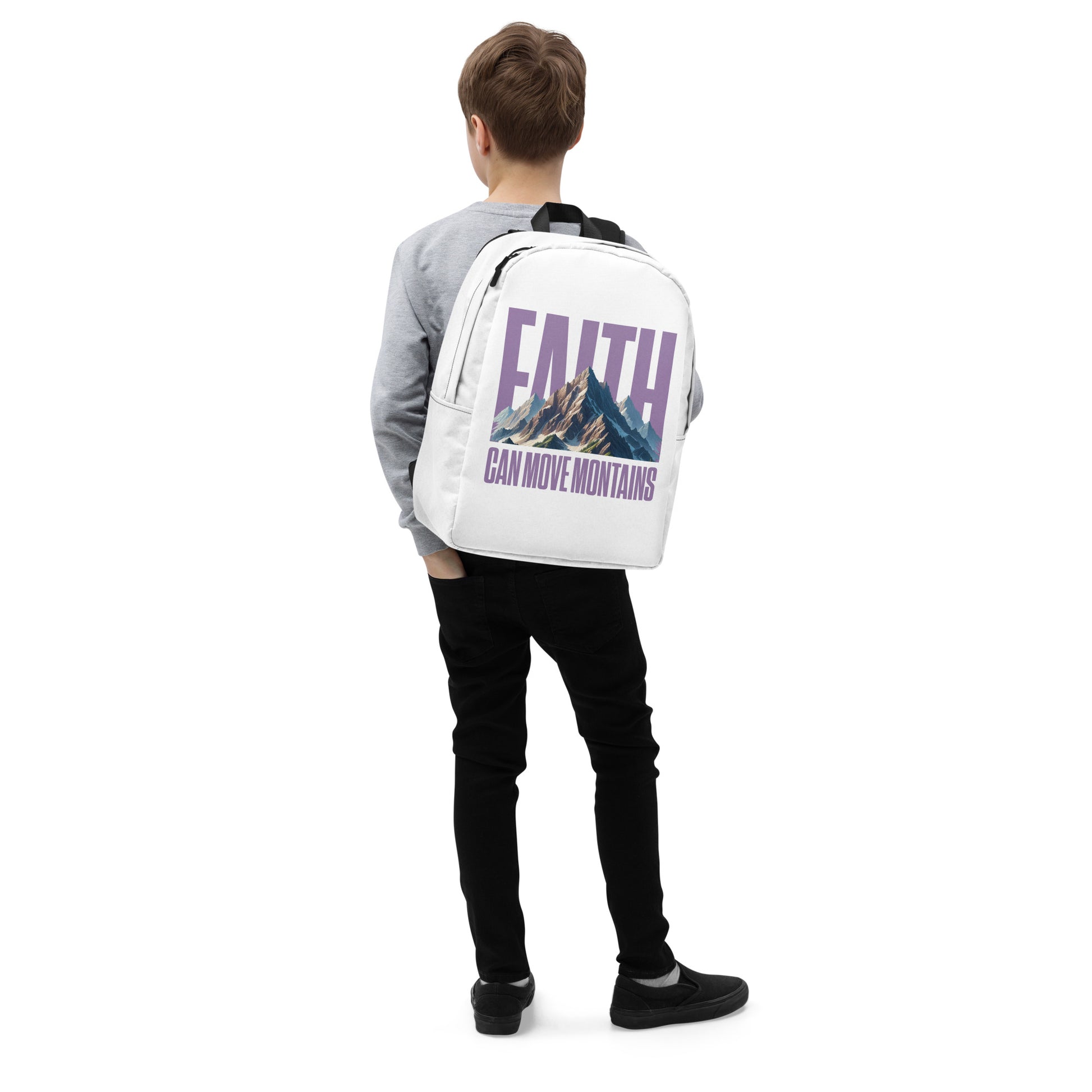 Faith Can Move Montains Minimalist Backpack