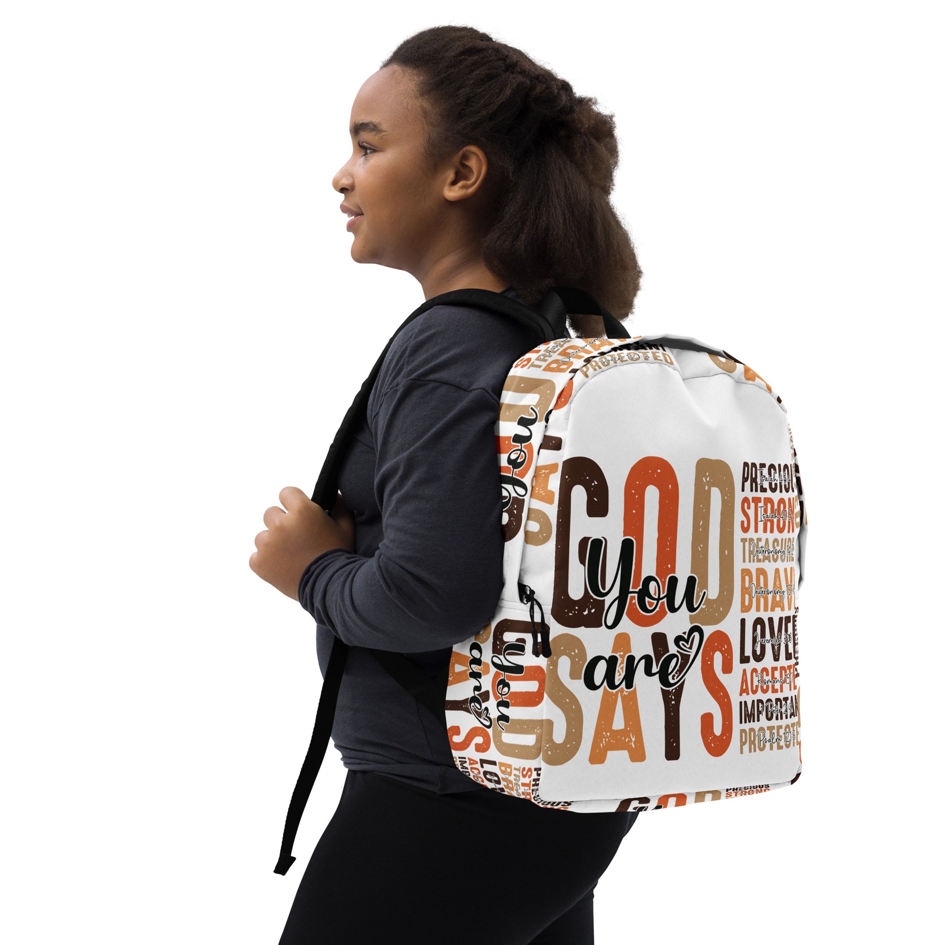 "God Says You Are" Minimalist Backpack