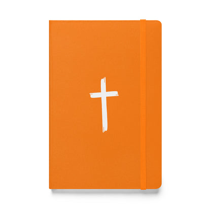 Cross Hardcover bound notebook Orange