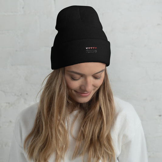 My Tomorrow Is In His Hands Cuffed Beanie Black