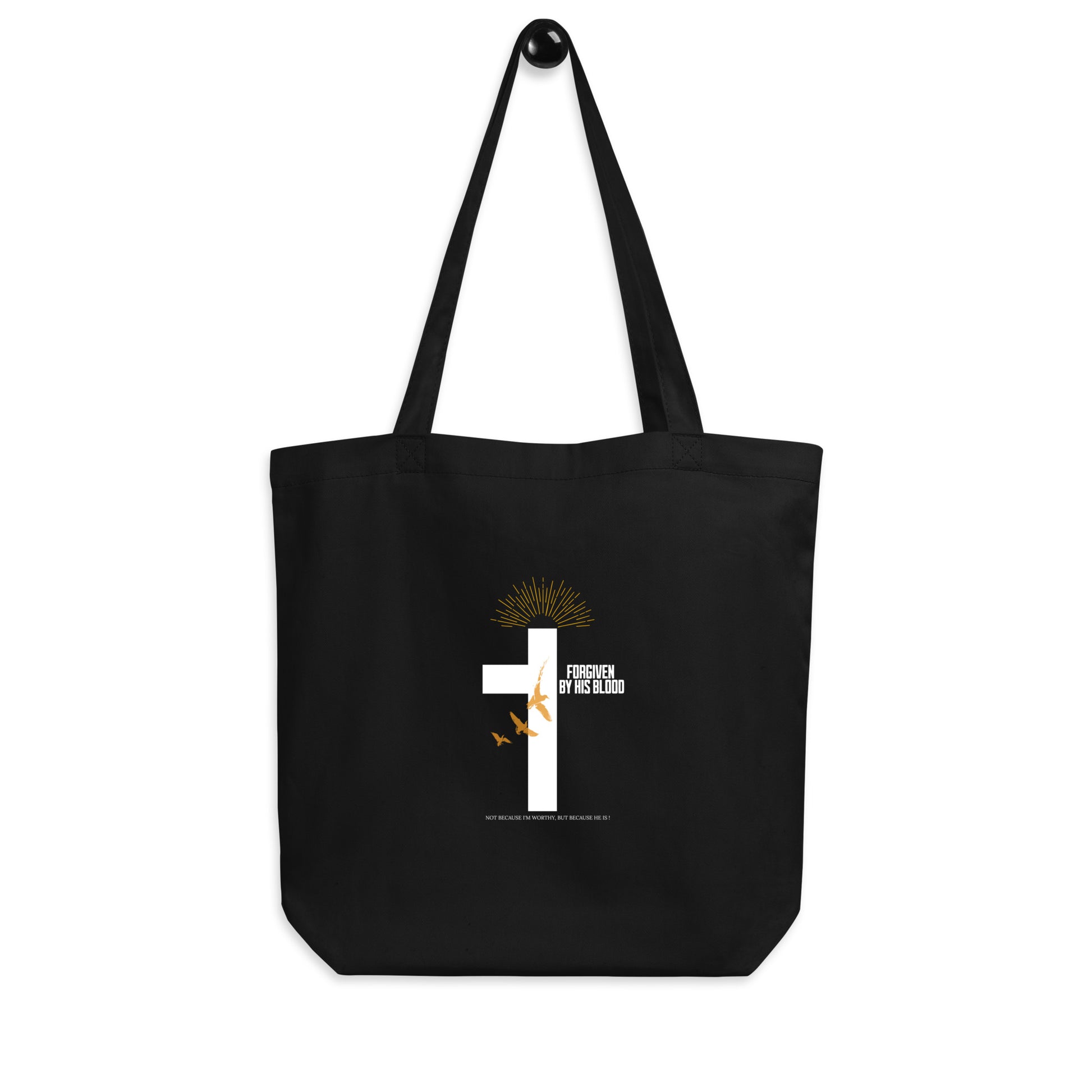 Forgiven By His Blood Eco Tote Bag