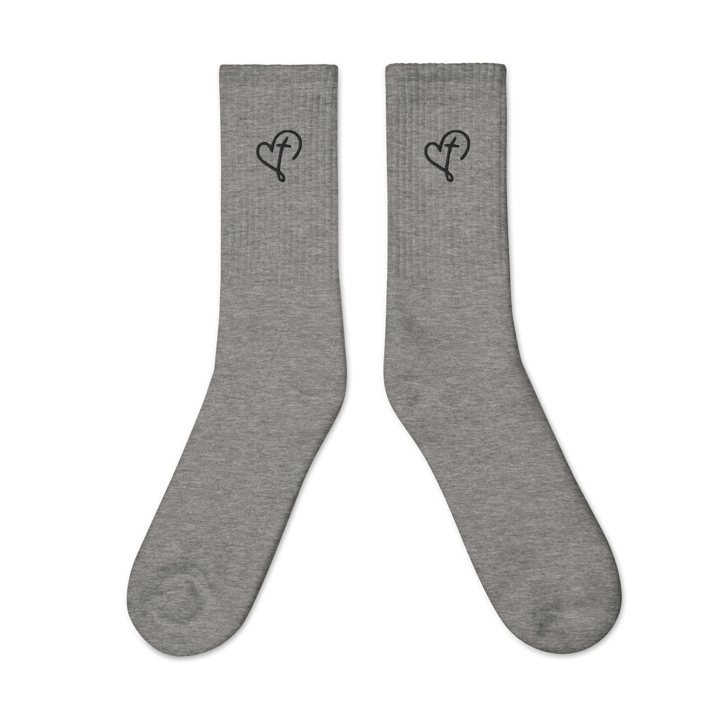 Love In Christ Embroidered socks