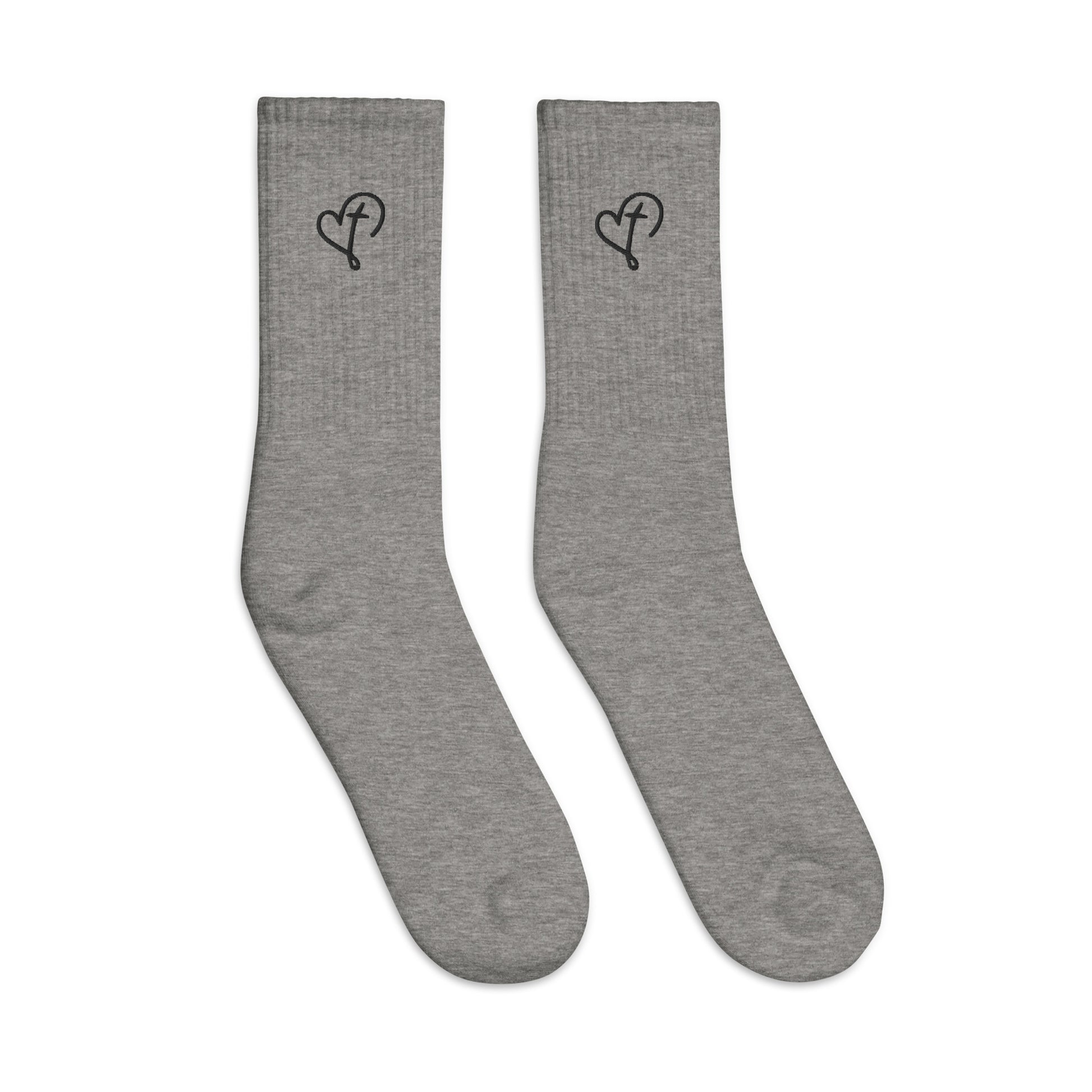 Love In Christ Embroidered socks