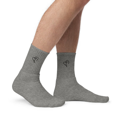 Love In Christ Embroidered socks