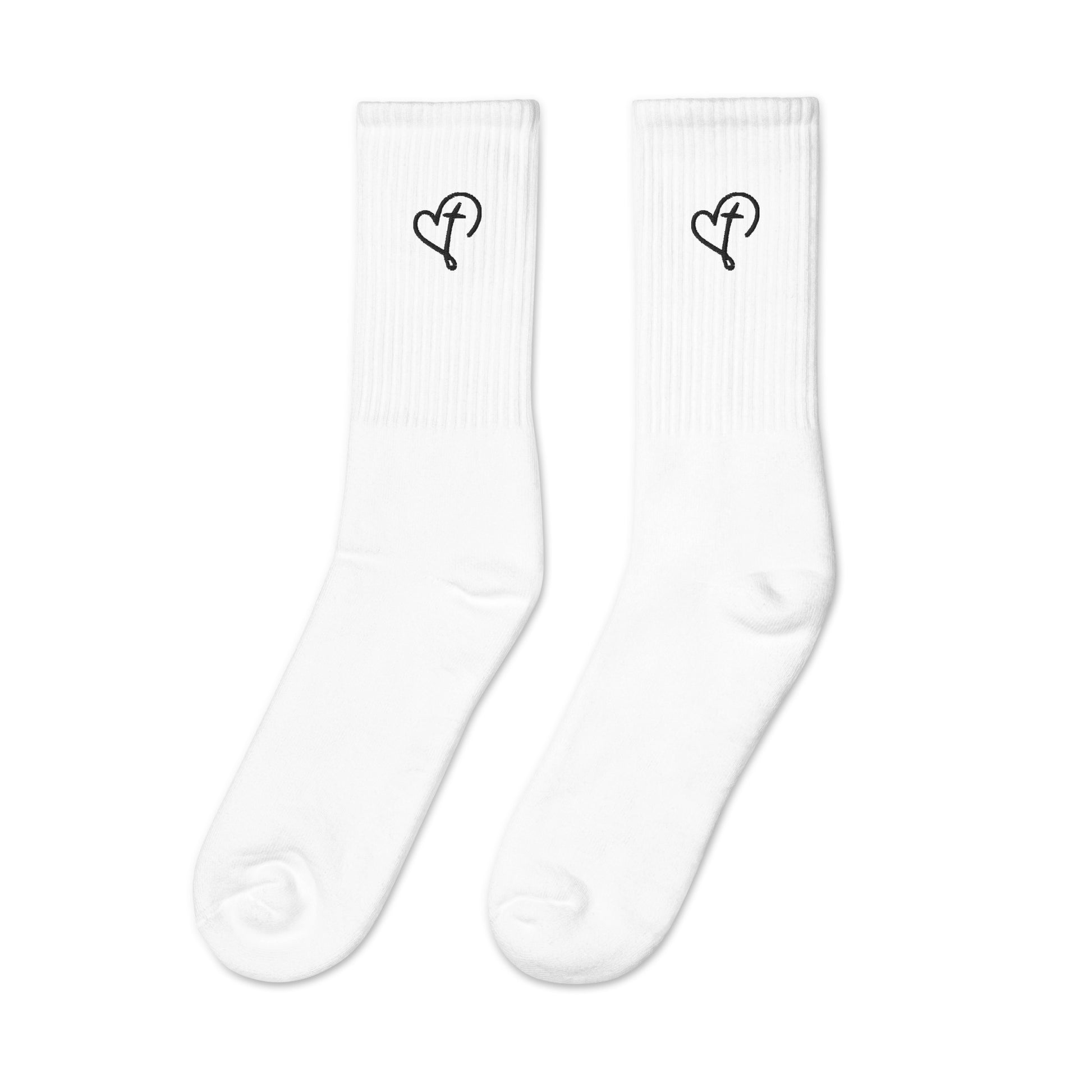 Love In Christ Embroidered socks