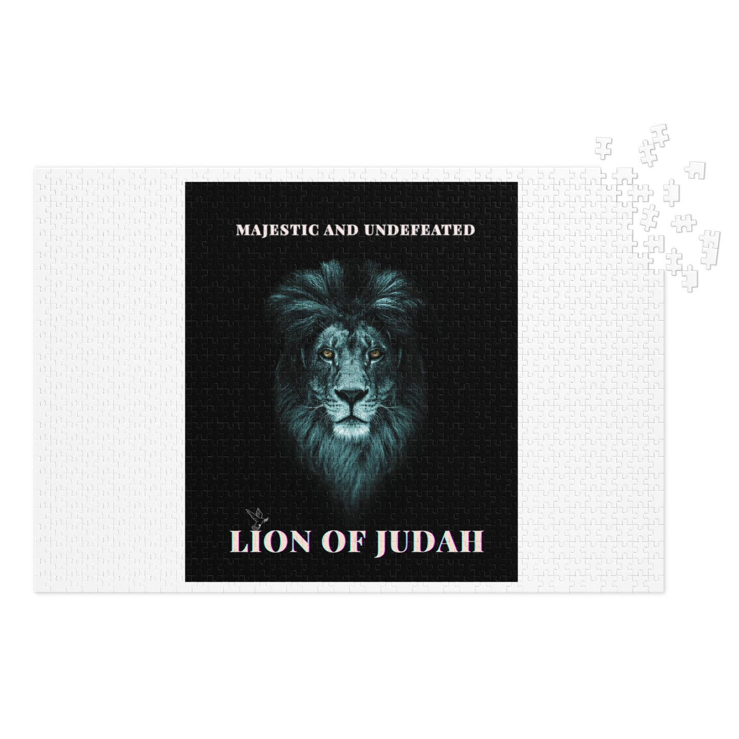 Majestic And Underfeated Lion Of Juda Jigsaw puzzle with tin 30″×20″ (1000 pcs)