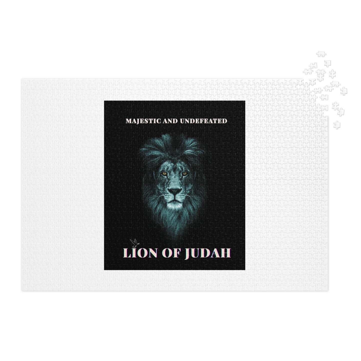 Majestic And Underfeated Lion Of Juda Jigsaw puzzle with tin 40″×28″ (2000 pcs)