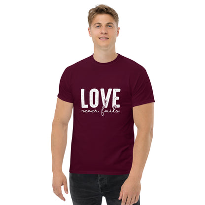 Love Never Fails Unisex classic tee