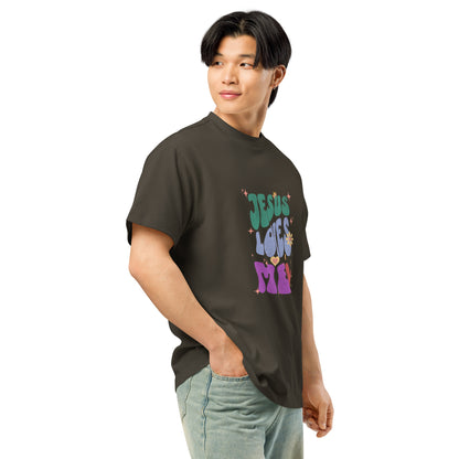 Jesus Loves Me Men’s Box Tee