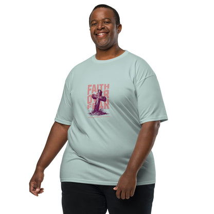 Faith Over Fear Men’s premium heavyweight tee