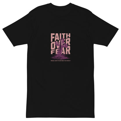 Faith Over Fear Men’s premium heavyweight tee