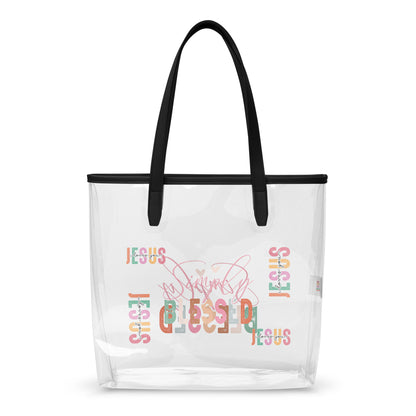 Simply Blessed Clear tote bag 