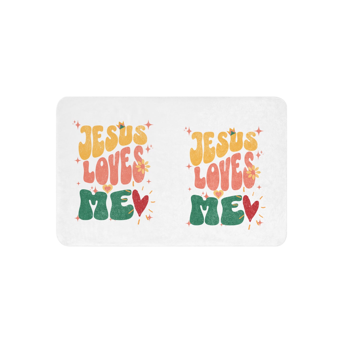 Jesus Loves Me Sherpa blanket