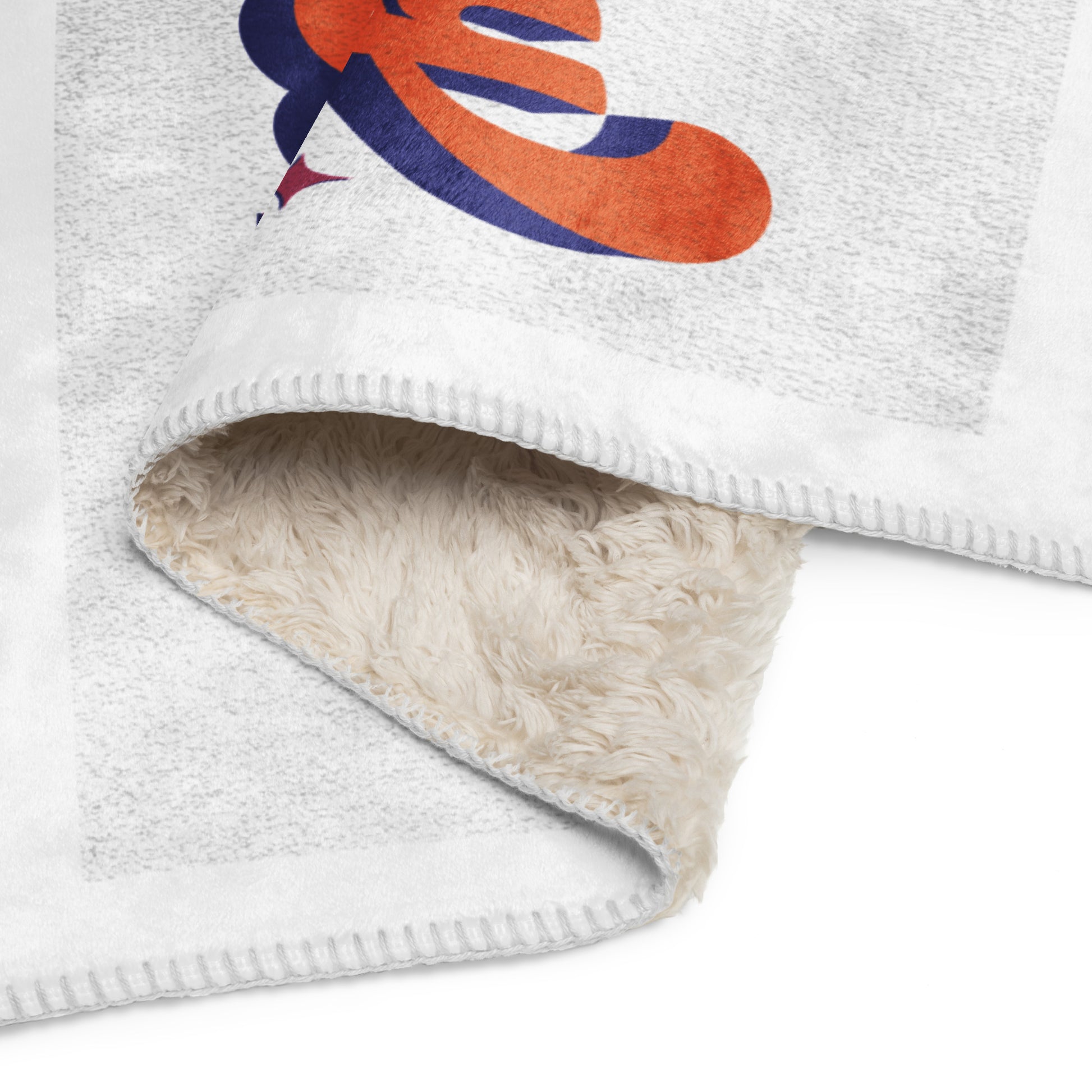 Pray More Worry Less Sherpa blanket