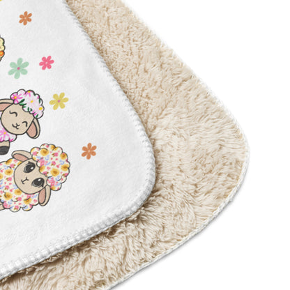 The Lord Is My Sheperd Sherpa blanket 50″×60″