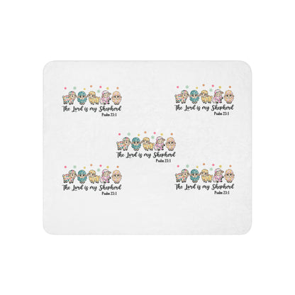 The Lord Is My Sheperd Sherpa blanket