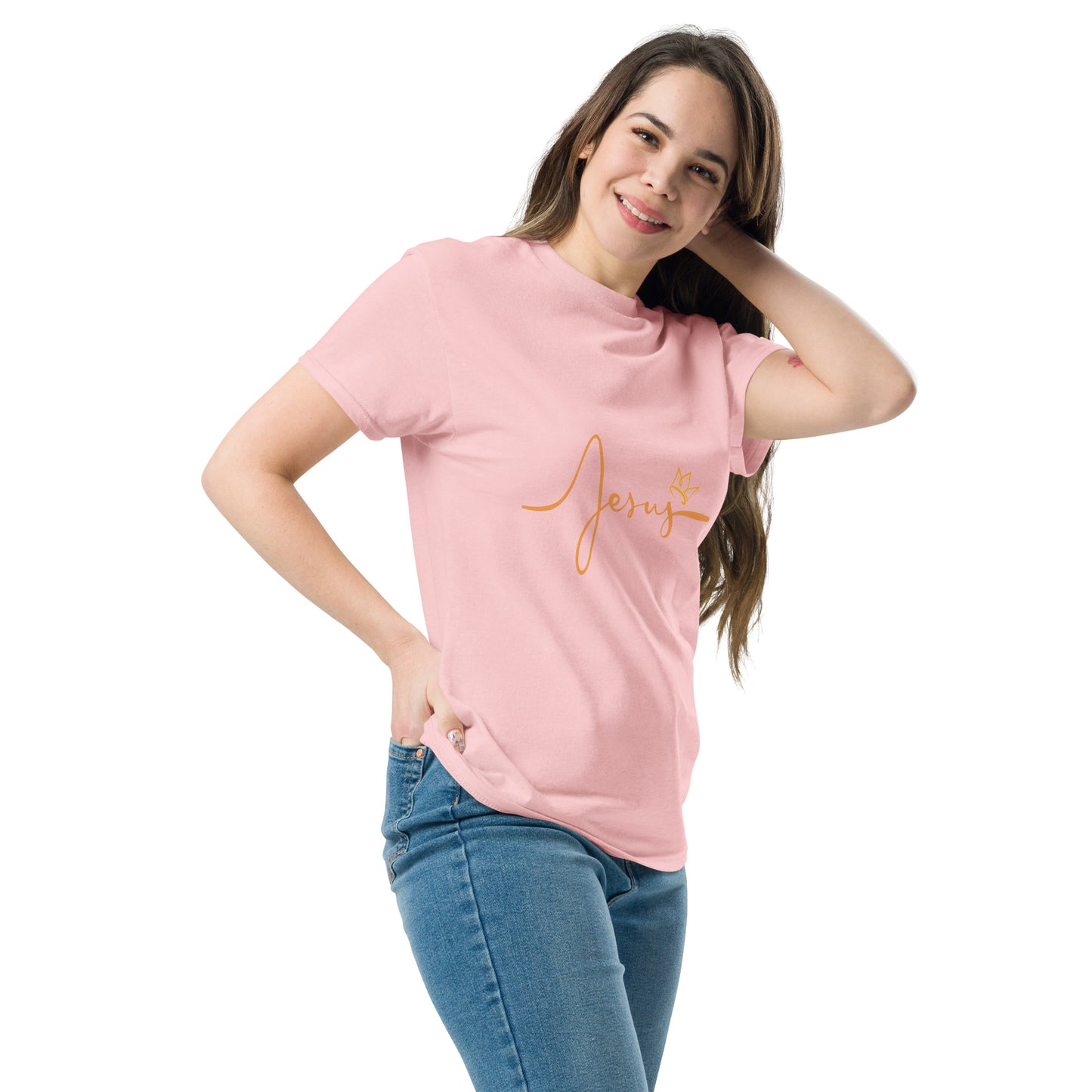 Jesus Unisex classic tee Light Pink