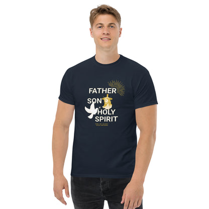 Father Son Holy Spirit Unisex classic tee Navy