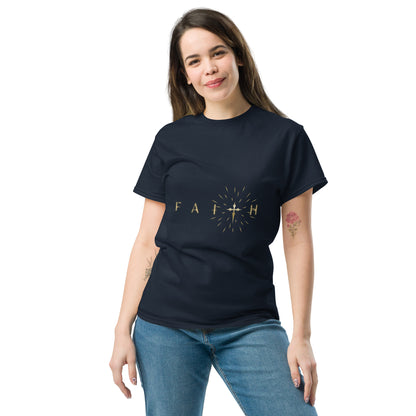 Faith Unisex classic tee Navy