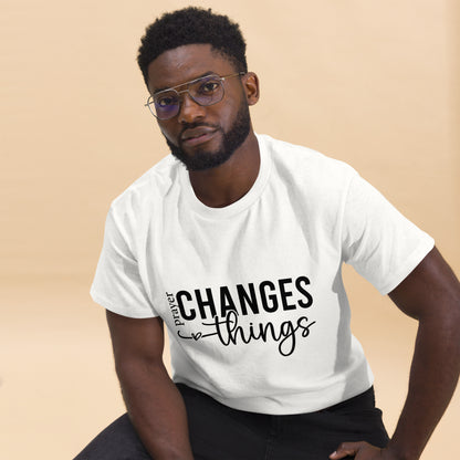 Prayer Changes Things Unisex classic tee White
