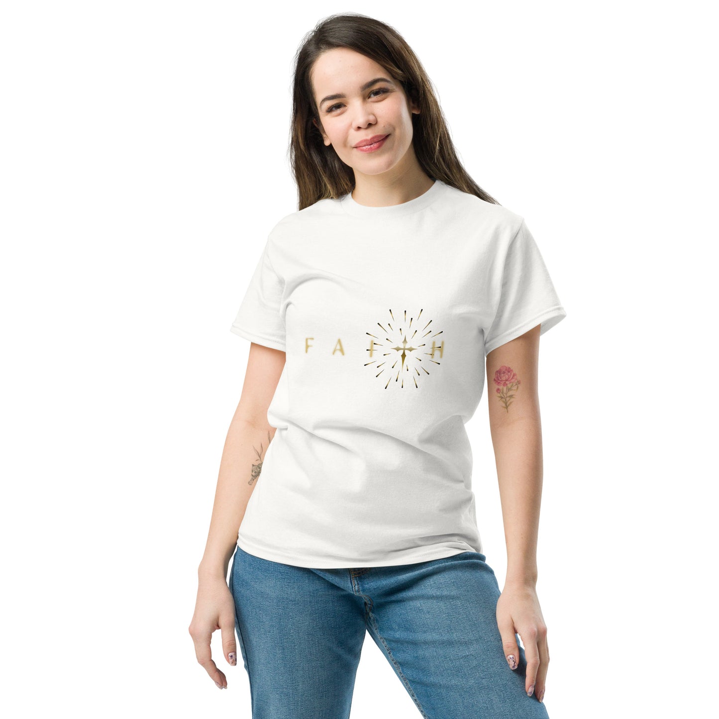 Faith Unisex classic tee White