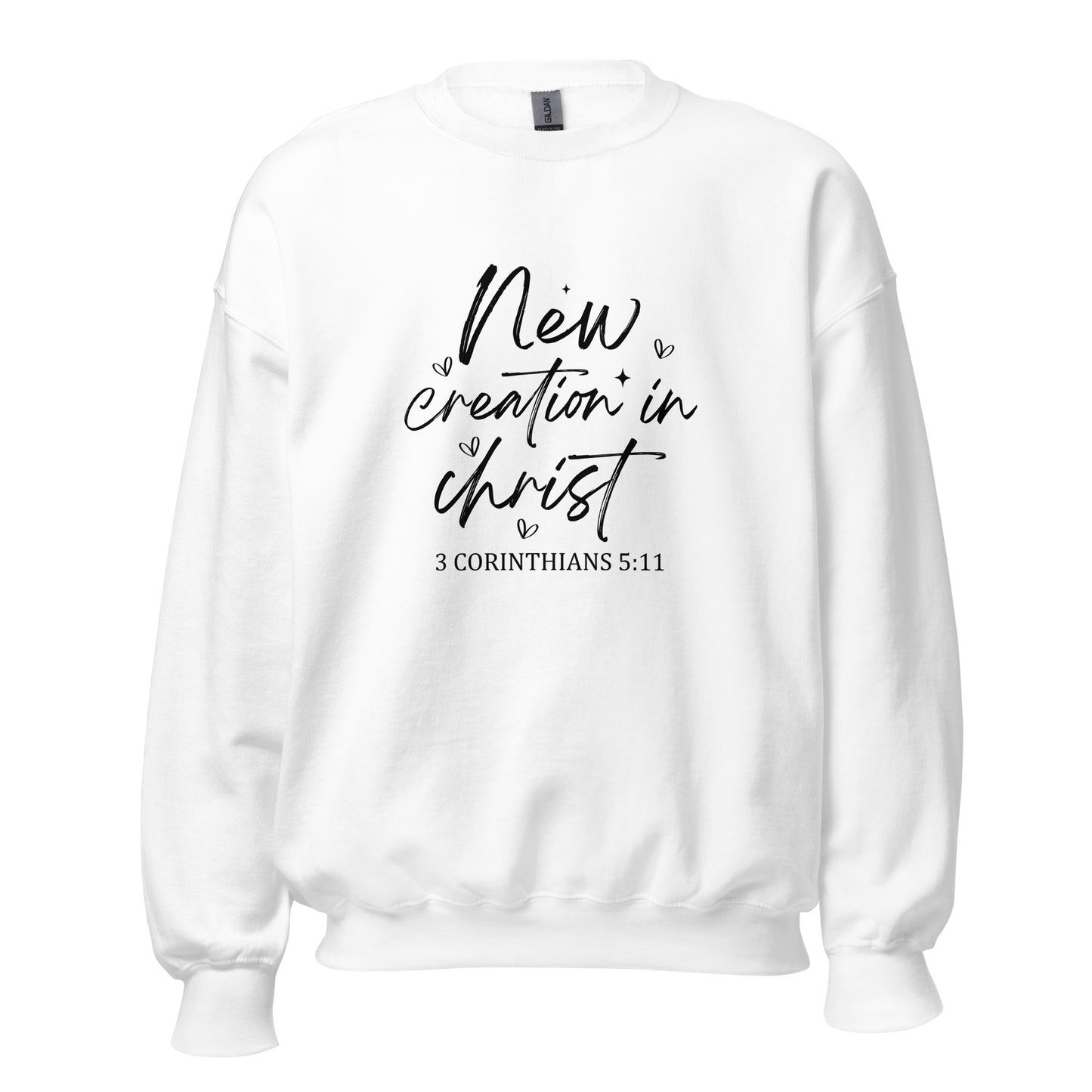New Creation In Christ Unisex Sweatshirt White