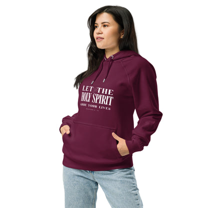Let The Holy Spirit Guide Your Lives Unisex-hoodie Burgundy