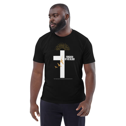 Forgiven By His Blood Unisex organic cotton t-shirt