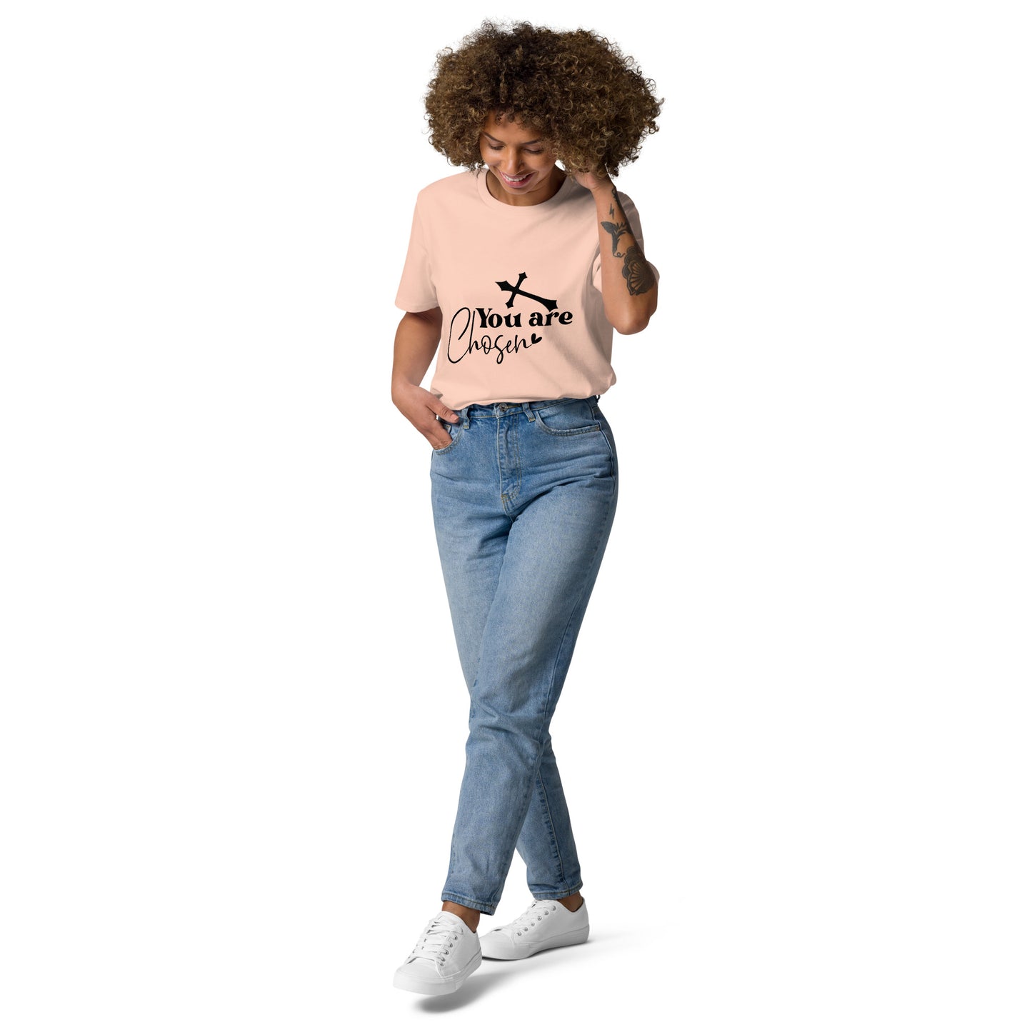 You Are Chosen Unisex organic cotton t-shirt Fraiche Peche