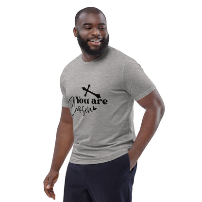 You Are Chosen Unisex organic cotton t-shirt Heather Grey