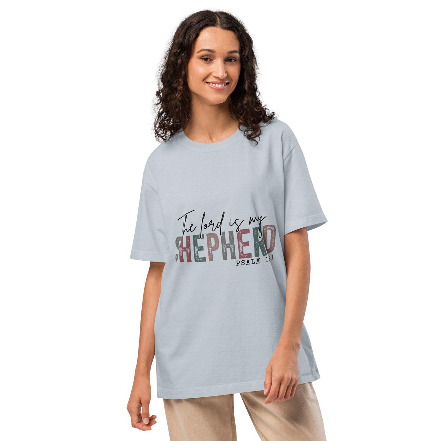 The Lord Is My Sheperd Unisex oversized t-shirt