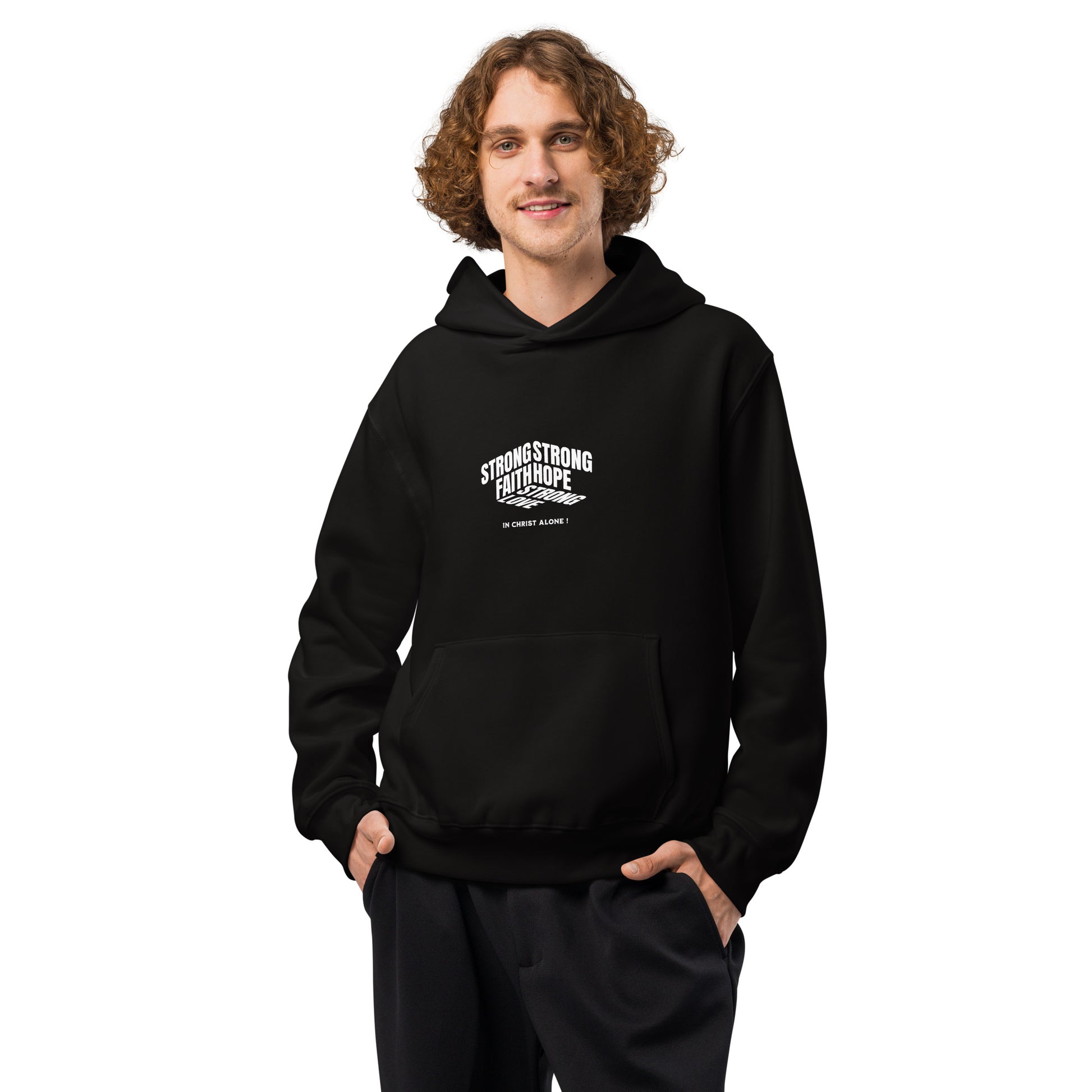 Strong Faith Hope Love Oversized heavyweight hoodie
