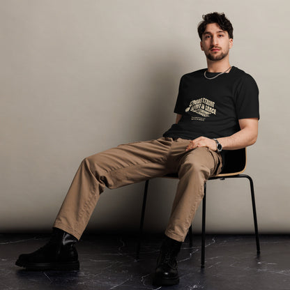 Strong In Spirit Strong In Grace Strong Christ Trained In Faith Rooted In Grace Unisex Black premium t-shirt XL