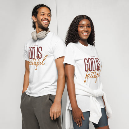 All The Time God Is Faithful DryBlend® T-Shirt White