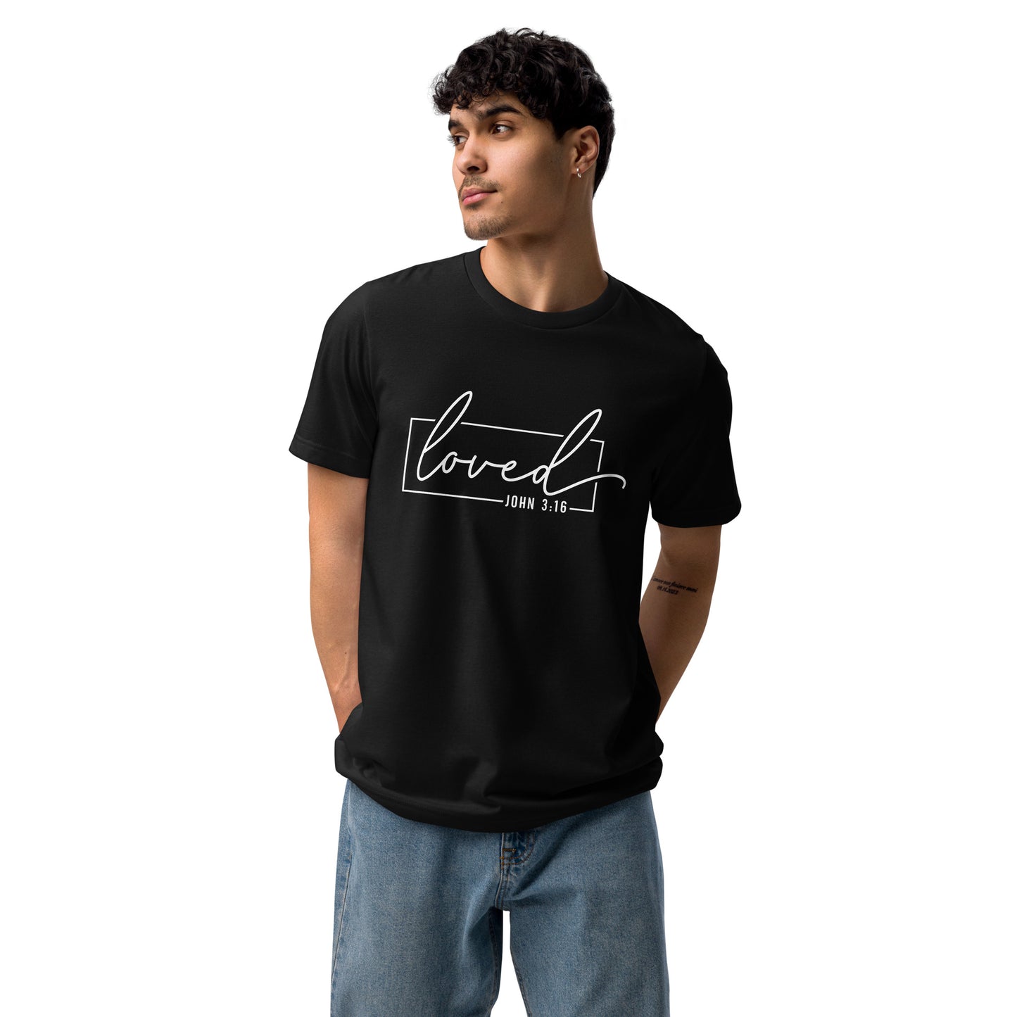 Loved Unisex staple eco t-shirt Black
