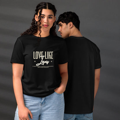 Love Like Jesus White Unisex staple eco t-shirt