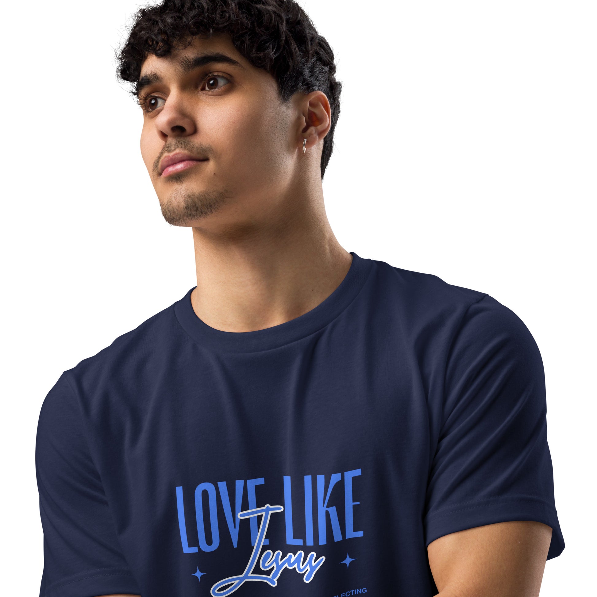 Love Like Jesus Blue Unisex staple eco t-shirt