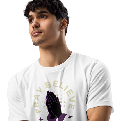 Pray Believe Trust Unisex staple eco t-shirt