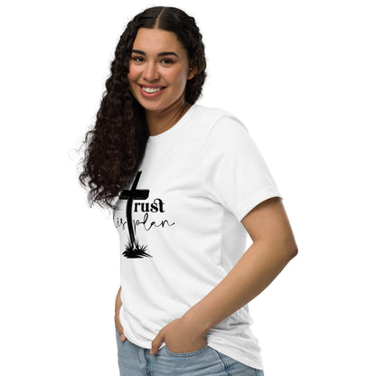 Trust His Plan Unisex staple eco t-shirt L White